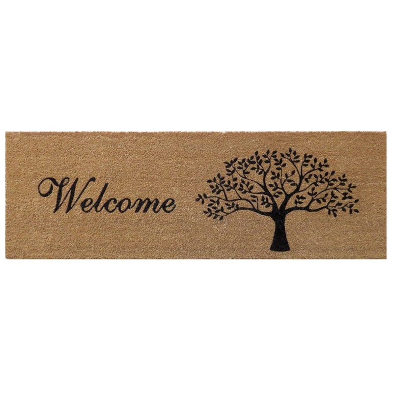 Pvc Backed Natural Durable Mats 40X120 Cm - Brown