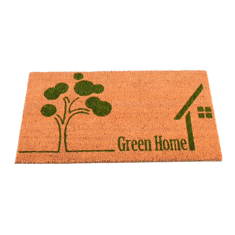Onlymat Latex Backed Coir Mat 45X75 Cm Green House - Beige