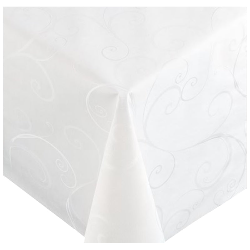 Beautex Table Cloth W.140Cm Galaxy Wht -Diamond - Gold