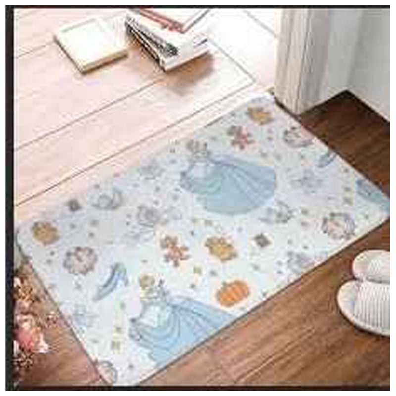 Rustic Painted Princess Door Mat 45X75Cm - Multicolor