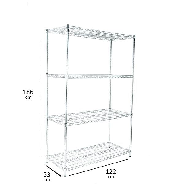 Wire Shelf 4-Tier