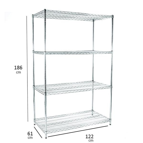 Wire Shelf 4-Tier