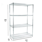 Wire Shelf 4-Tier