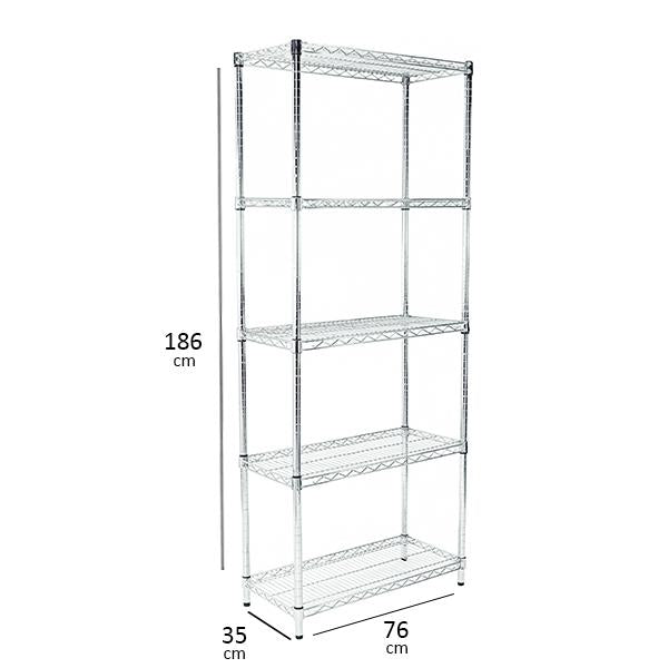 Wire Shelf 5-Tier