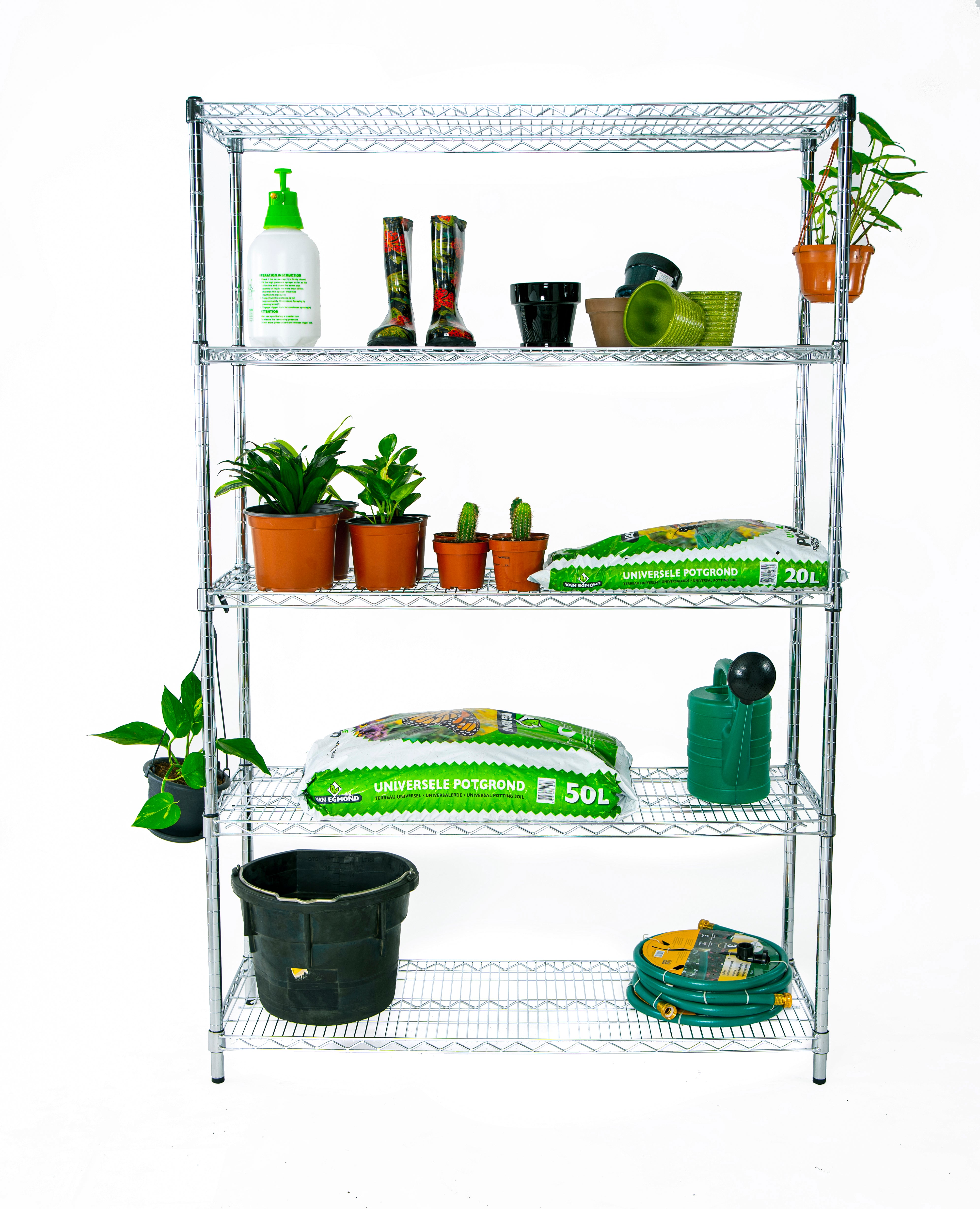 Light Duty Wire Shelf 5 tiers