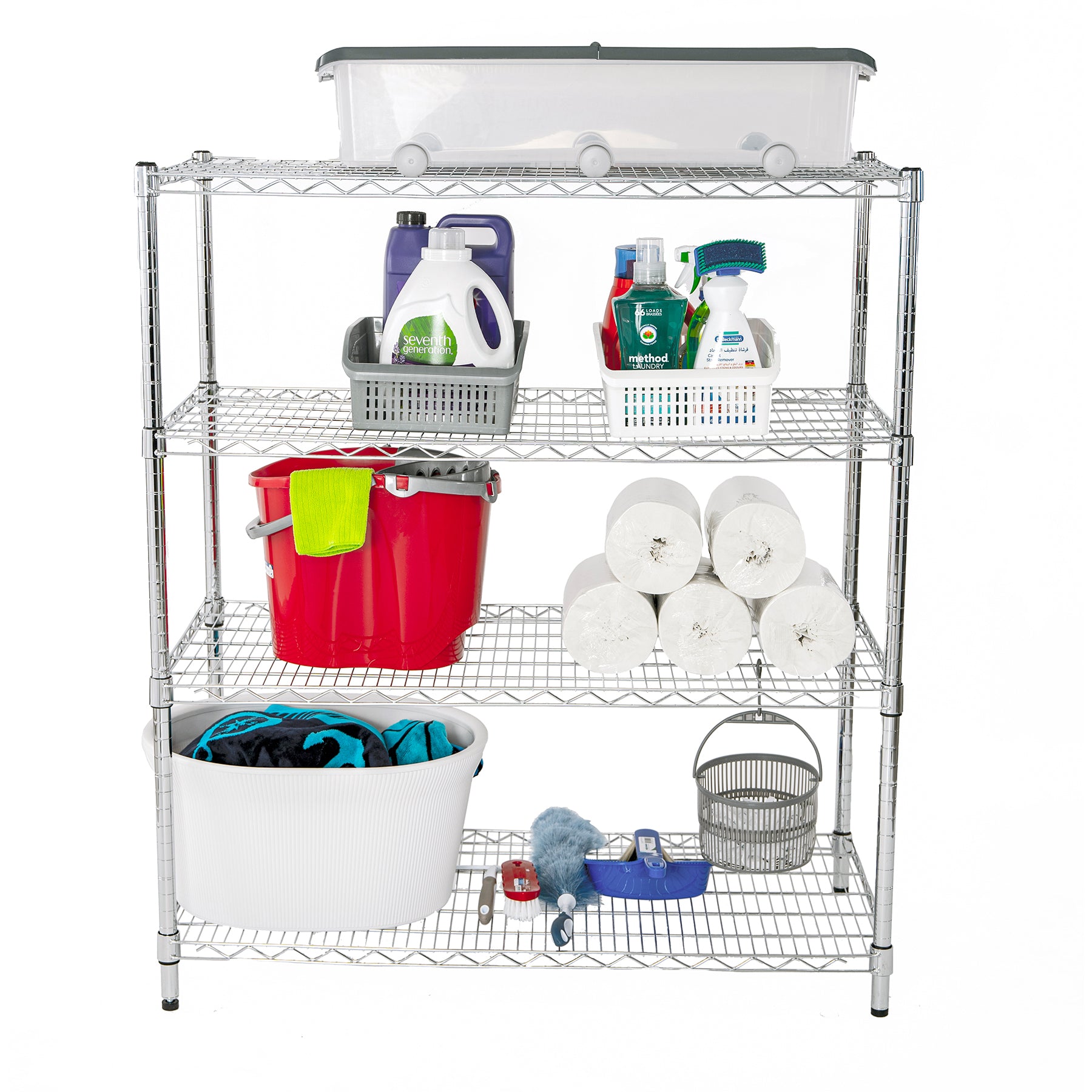 Light Duty Wire Shelf 4 tiers