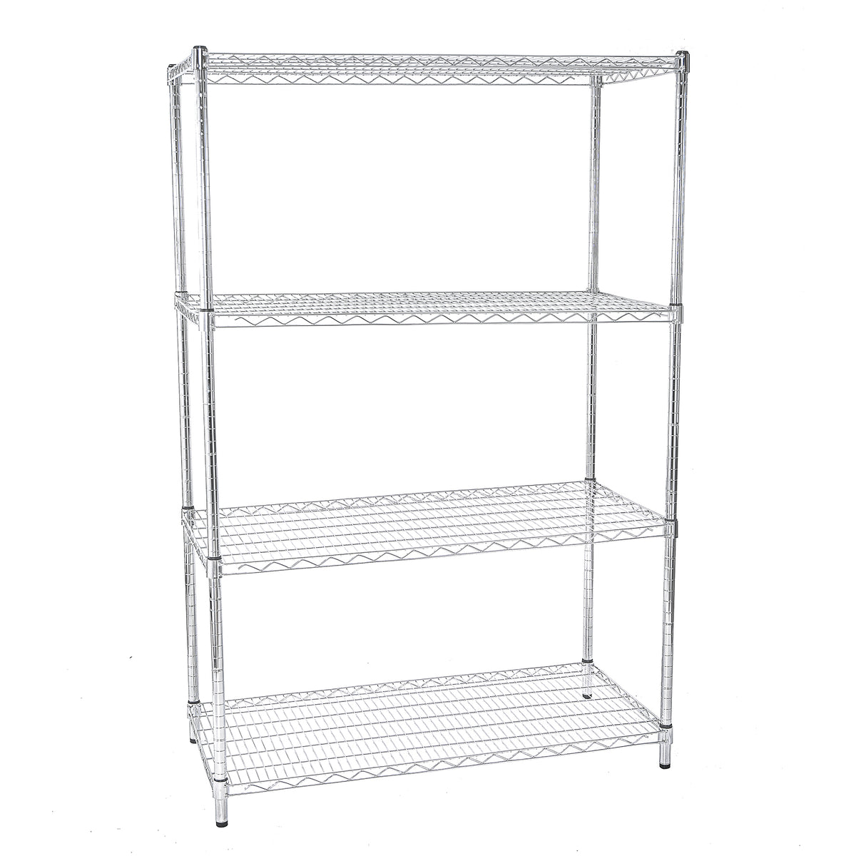 Light duty wire shelf 4 tiers