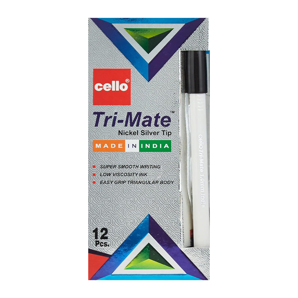12pcs Pen 1mm - Black