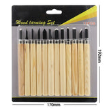 12pcs Professional Wood Carving