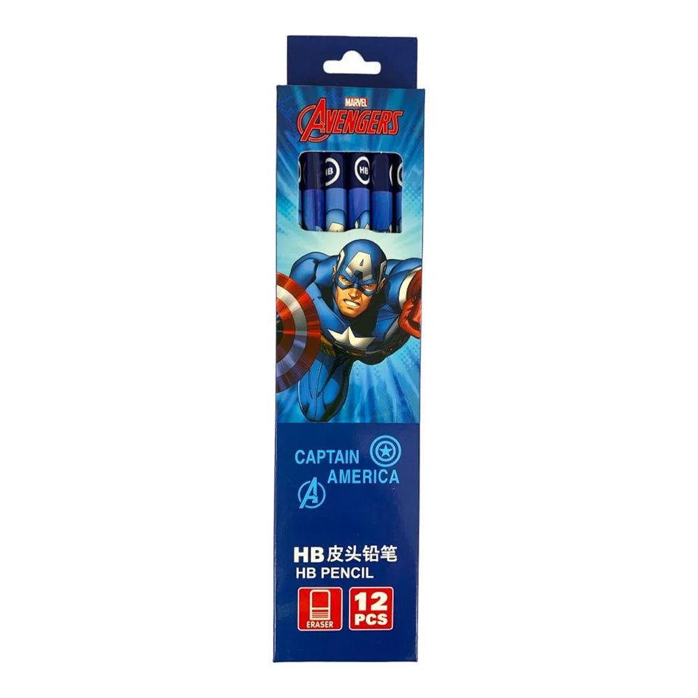 12pcs Pencils Captain America