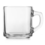 Coffee Cup with handle, Clear