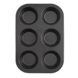 6  Pcs tart pan, Black