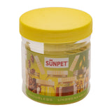 Round storage jar, Clear