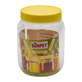 Round clear jar