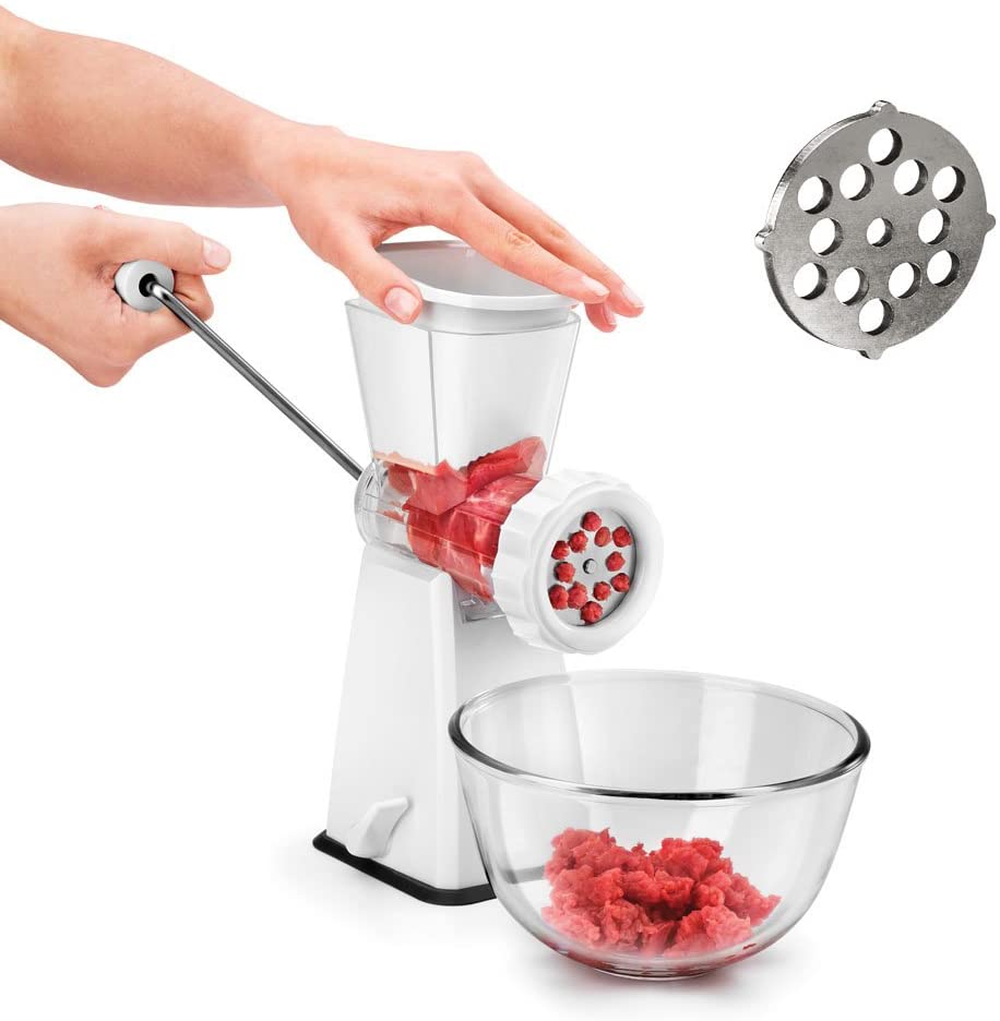 Meat Mincer & Dough Shaper, White