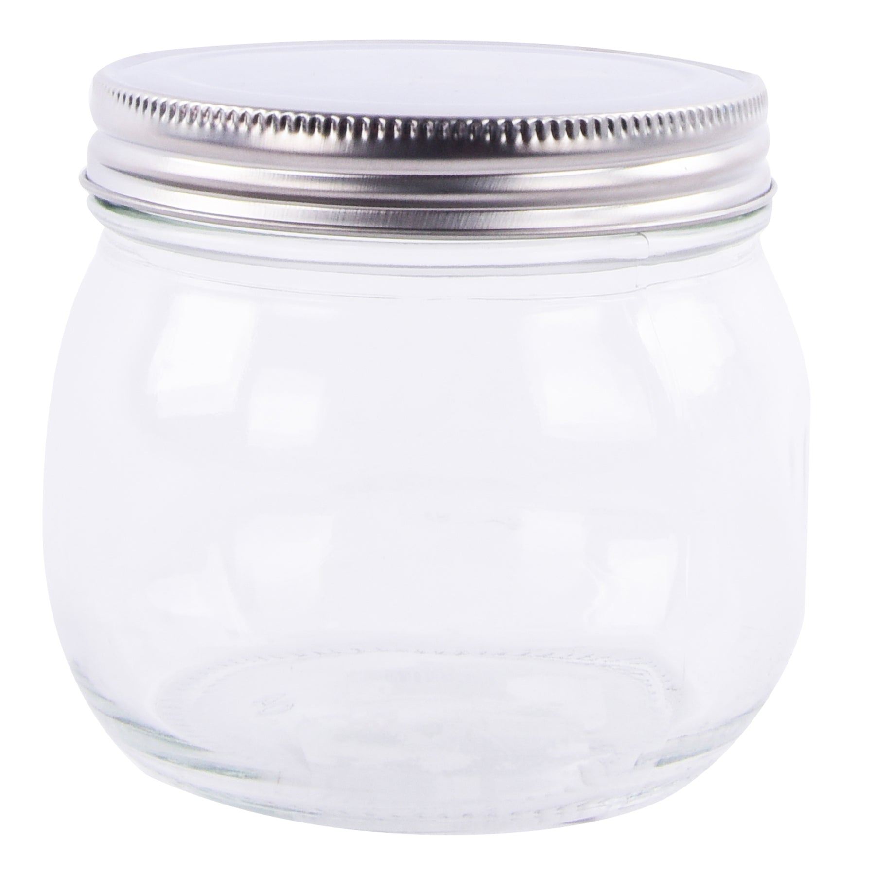 Glass canister with lid