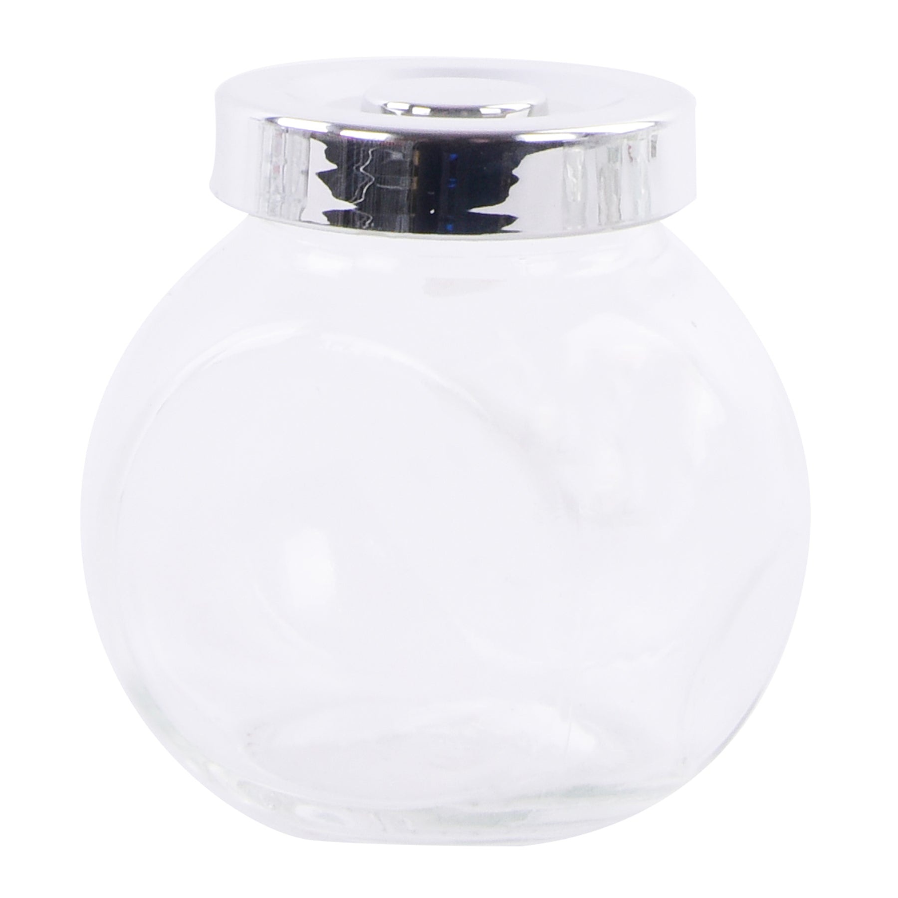 Glass canister with lid