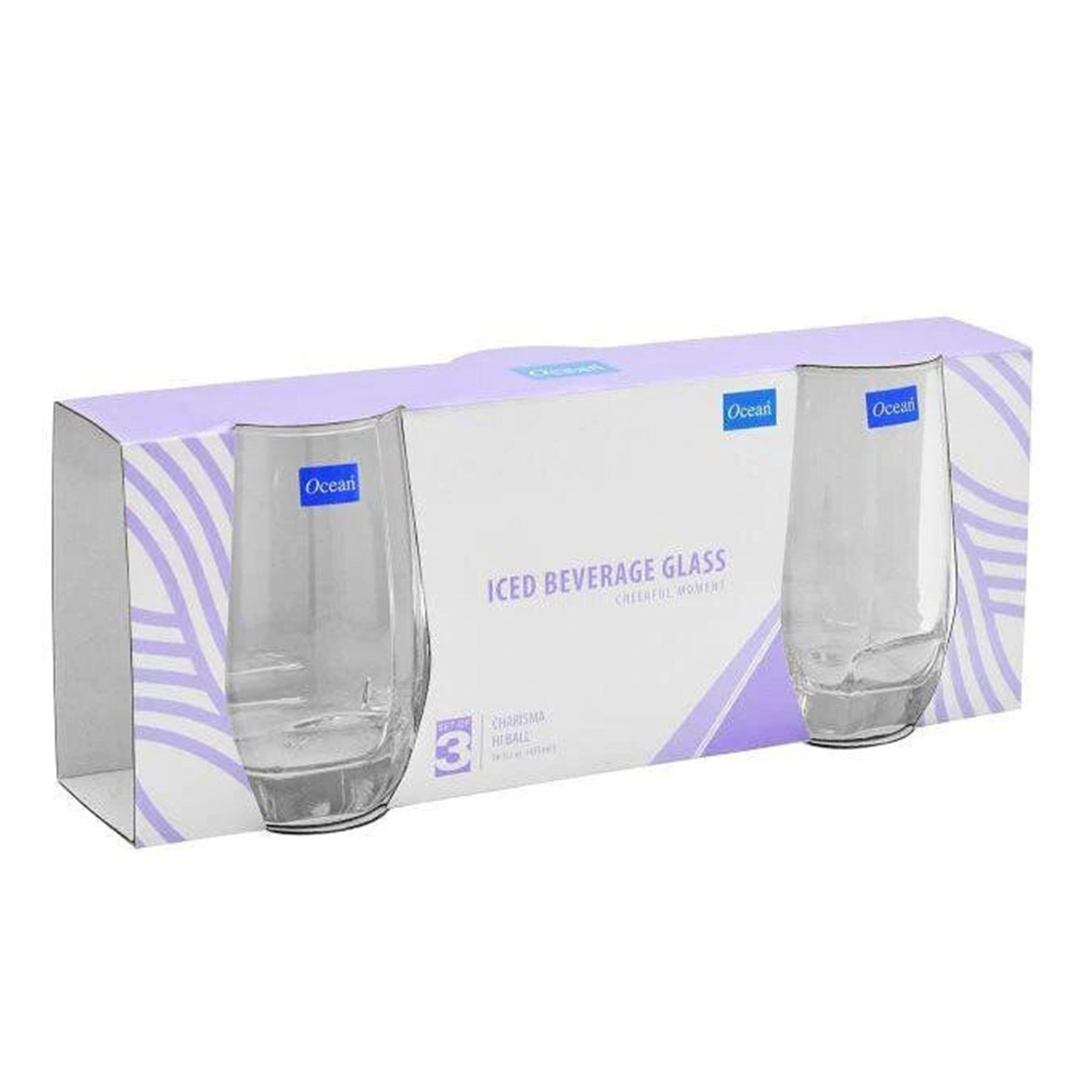 Glass cups set