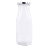 Glass bottle with lid