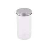 Round Storage Jar With Aluminum Lid, 420Ml