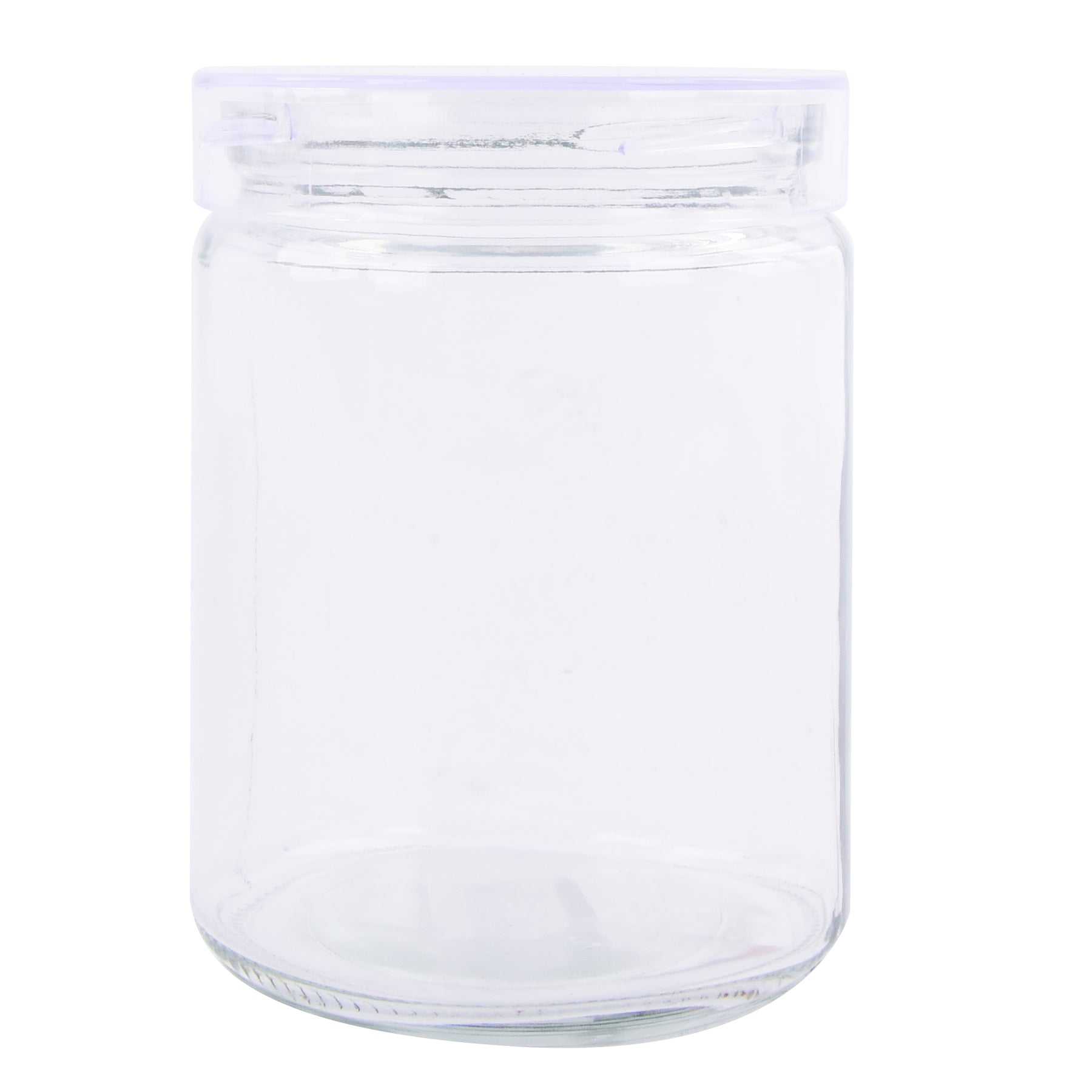Glass jar with lid