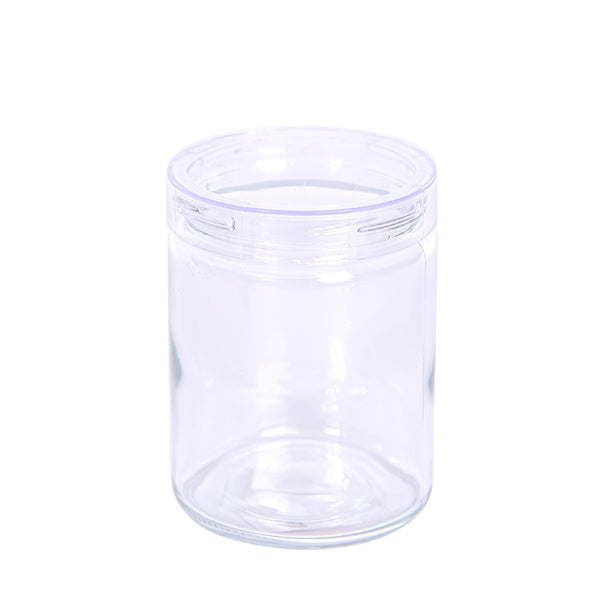 Glass jar with lid