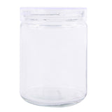 Glass jar with lid