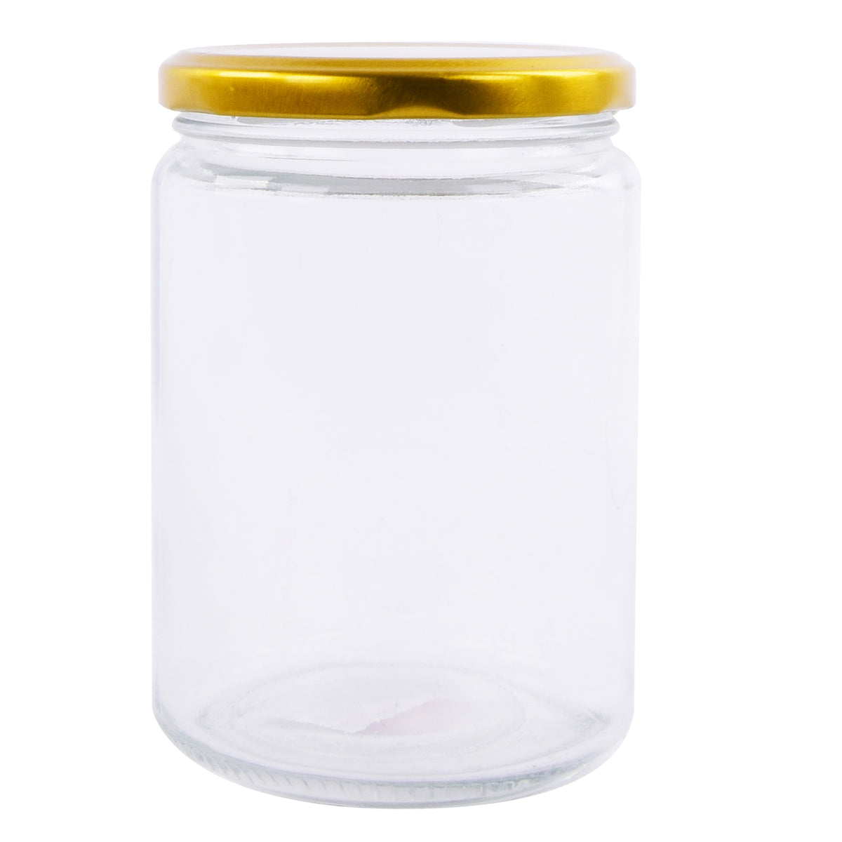 Glass canister with lid