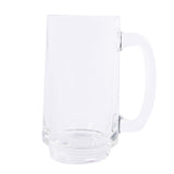 Glass mug with handle