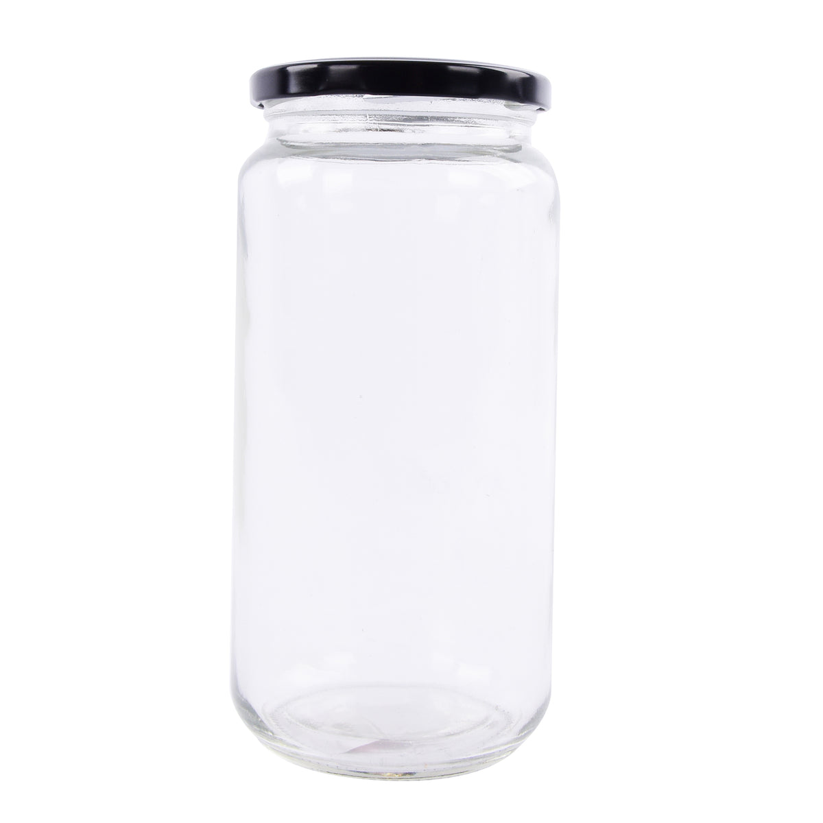 Glass canister with lid