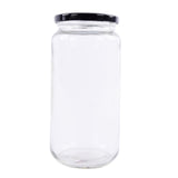 Glass canister with lid