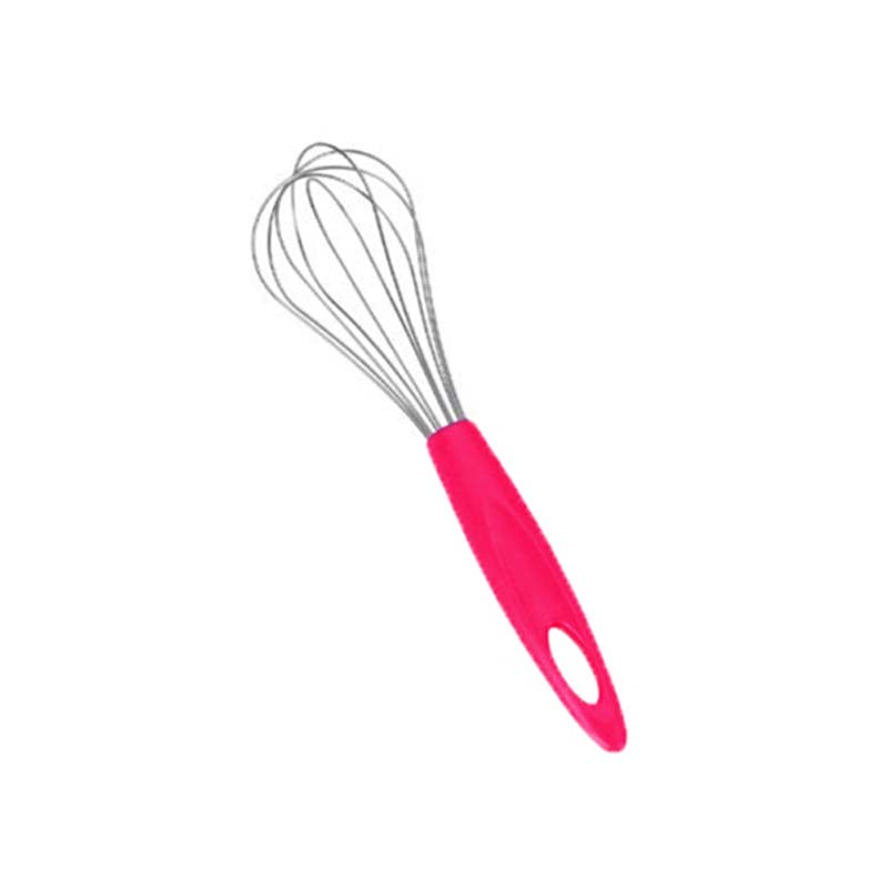 Stainless Steel Whisk With Ps Handle - 25 Cm - Red