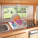 Foldable Dish Rack  , white