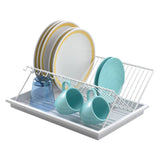 Foldable Dish Rack  , white