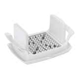 Tomato Slicer with Base, White