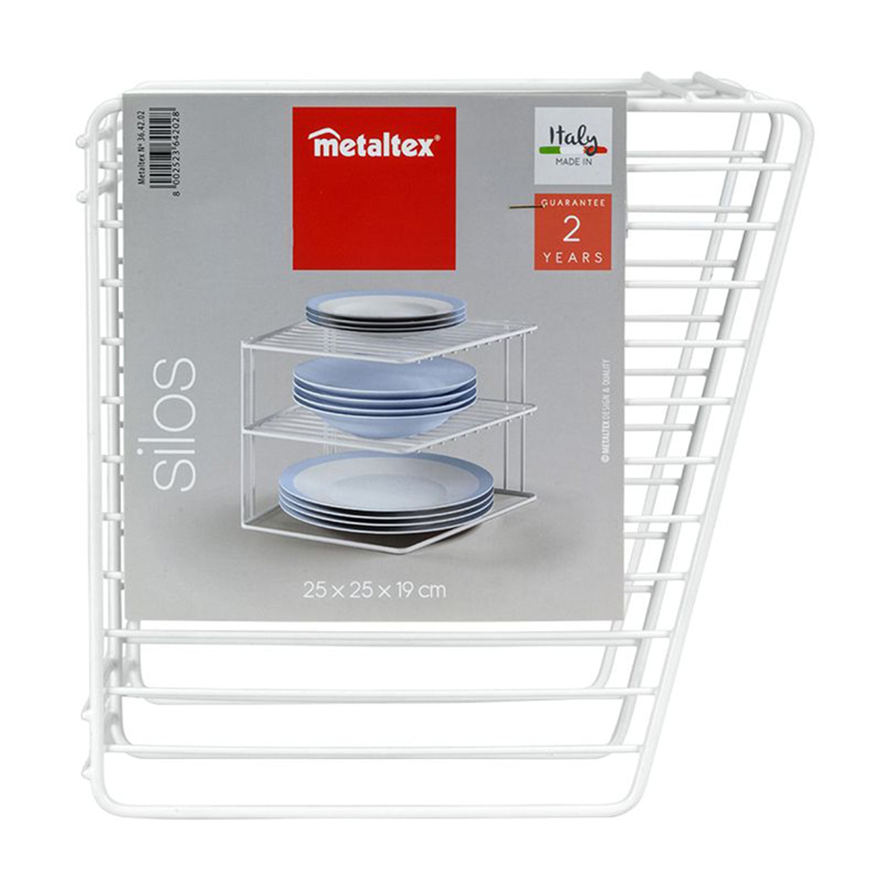 2-Tier Corner Rack, White