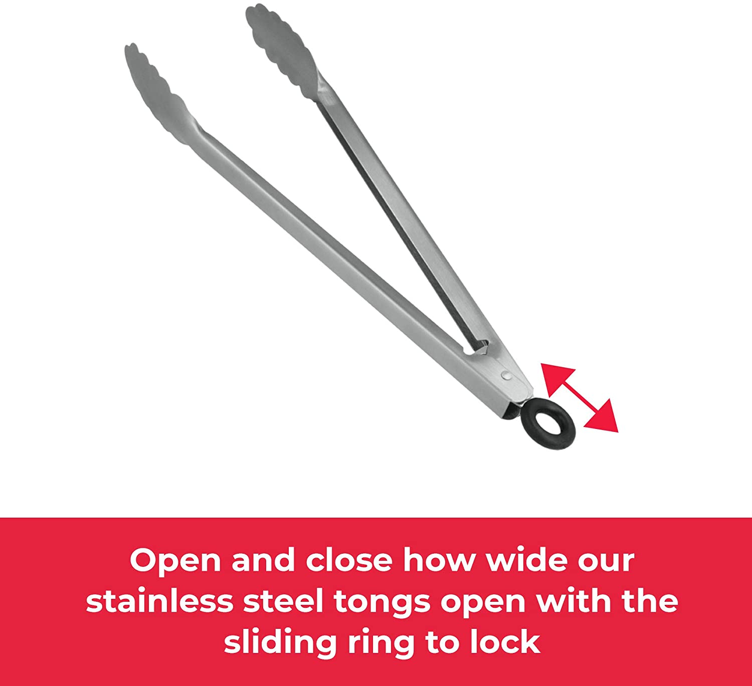 Tong with Lock, Silver