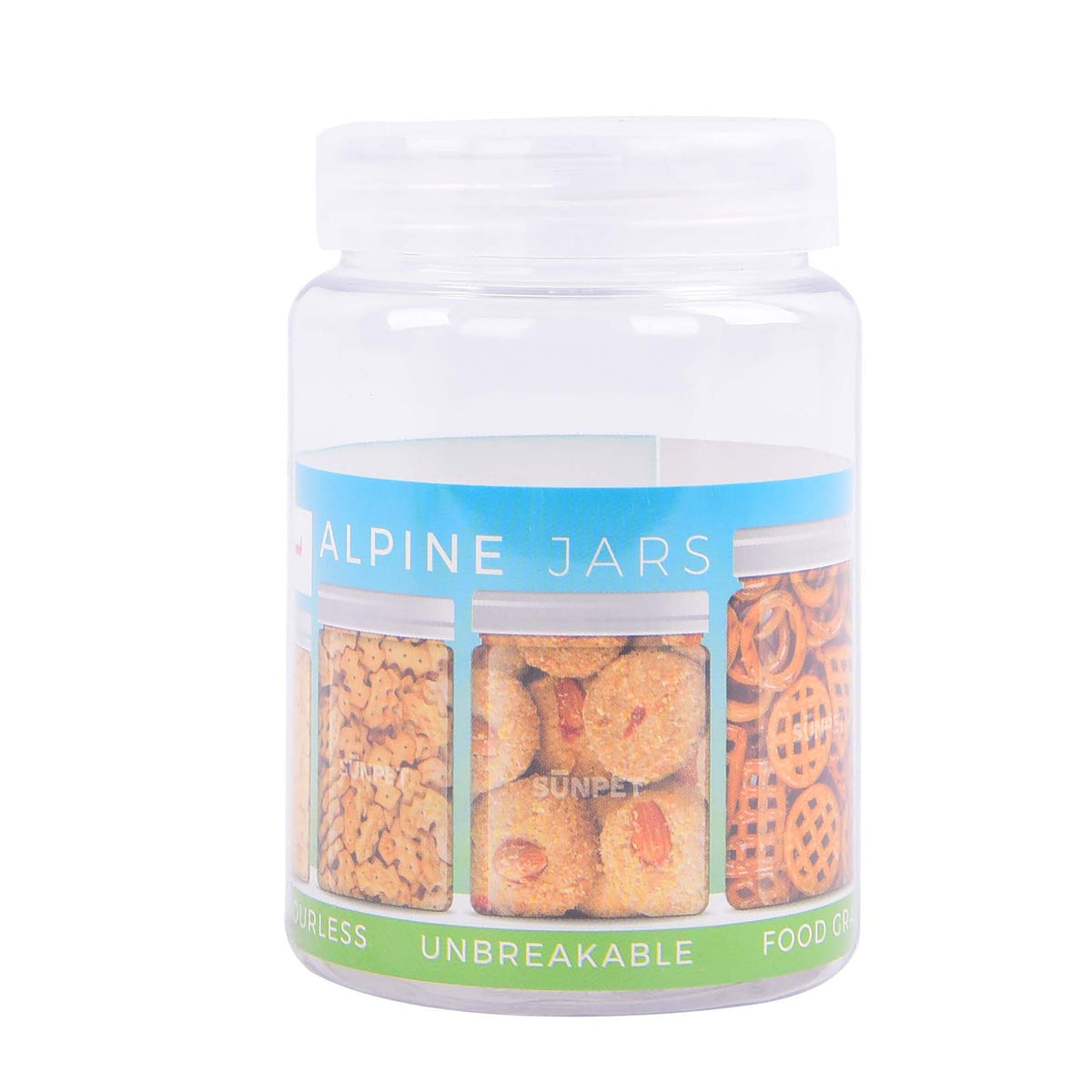 Plastic jar with lid