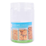 Plastic jar with lid