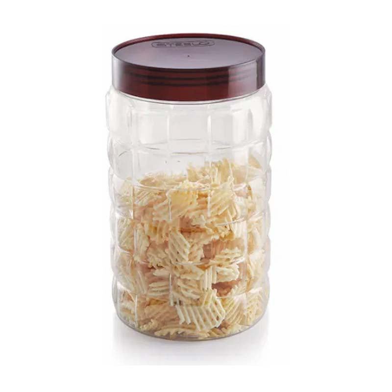 Jar 600Ml With Brown Clear Cap