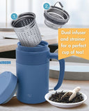 Stainless Steel Tea Mug 480 ml - Blue