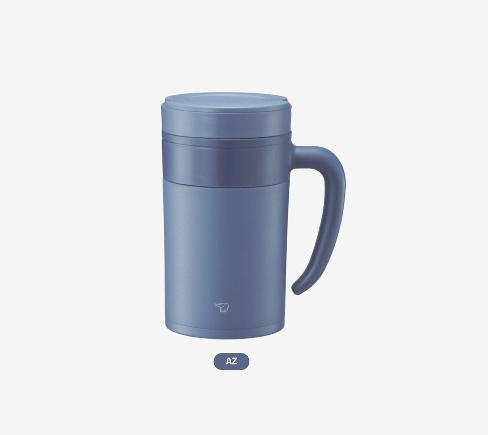 Stainless Steel Tea Mug 480 ml - Blue