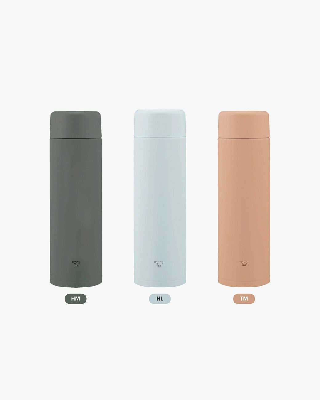 Stainless Steel Twist Open Bottle 600 ml - Light Orange