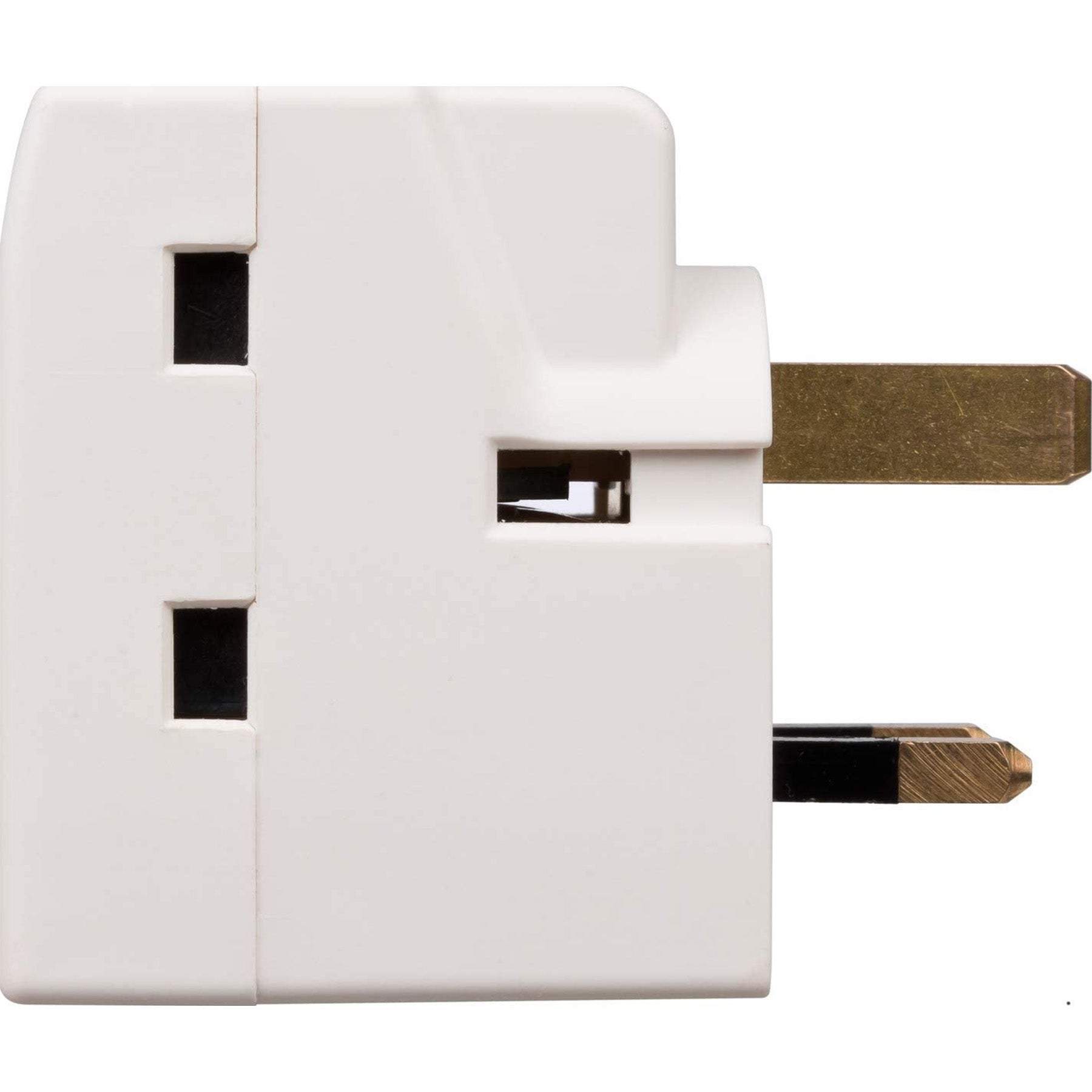 Adaptor with 3 Sockets , White Color