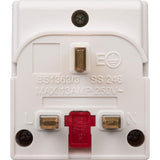 Adaptor with 3 Sockets , White Color