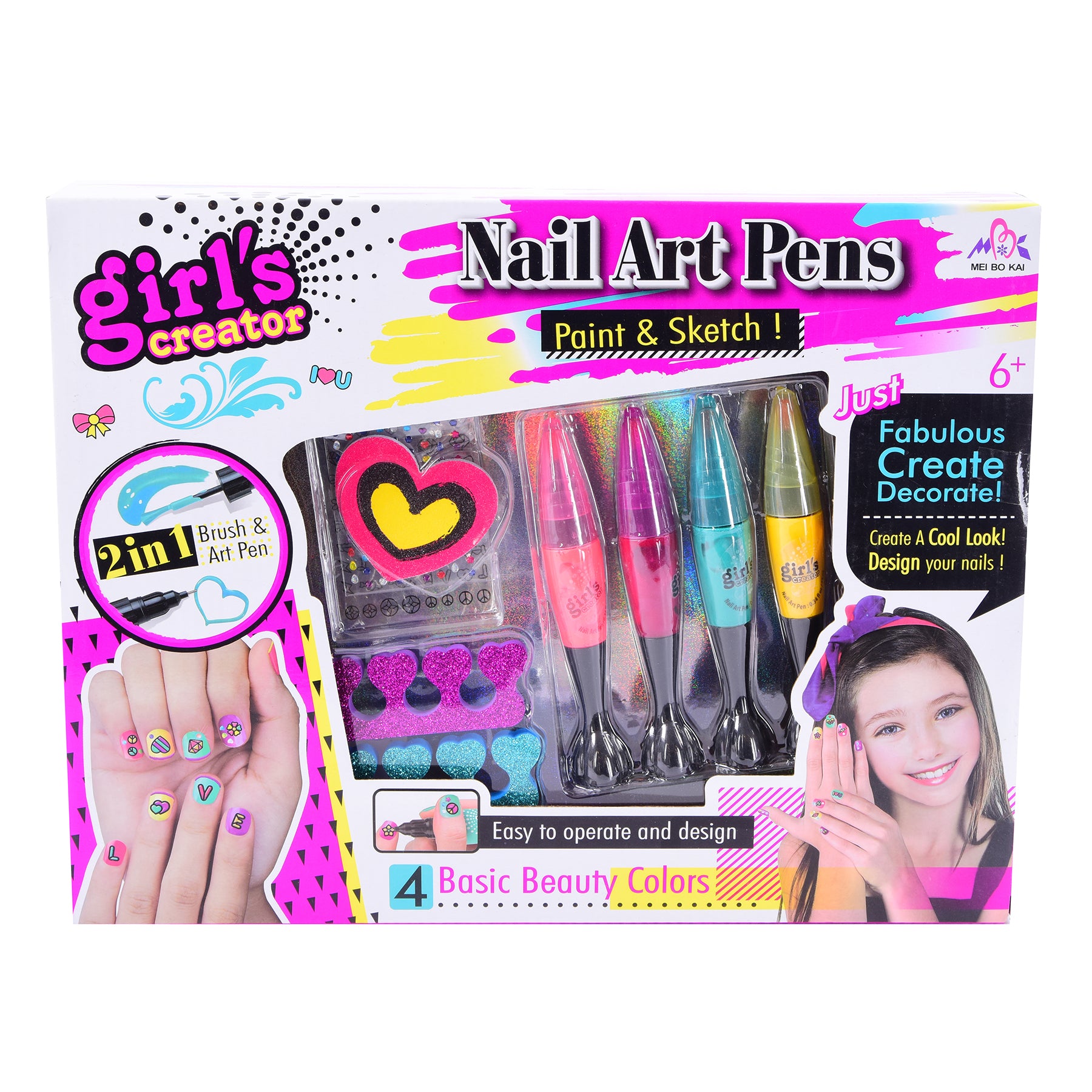 Nail art pens set
