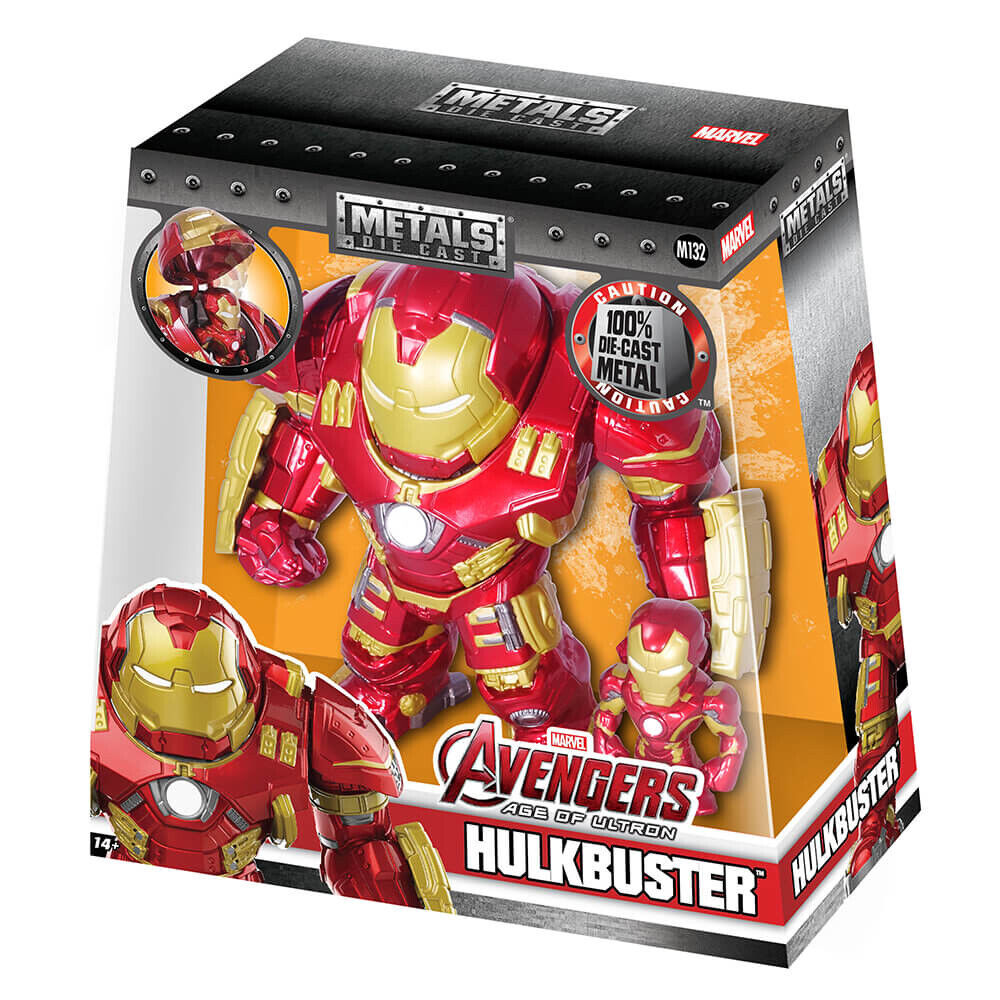 Toys Marvel 6" Hulkbuster & 2" Iron Man Die-Cast Collectible Toy Figure