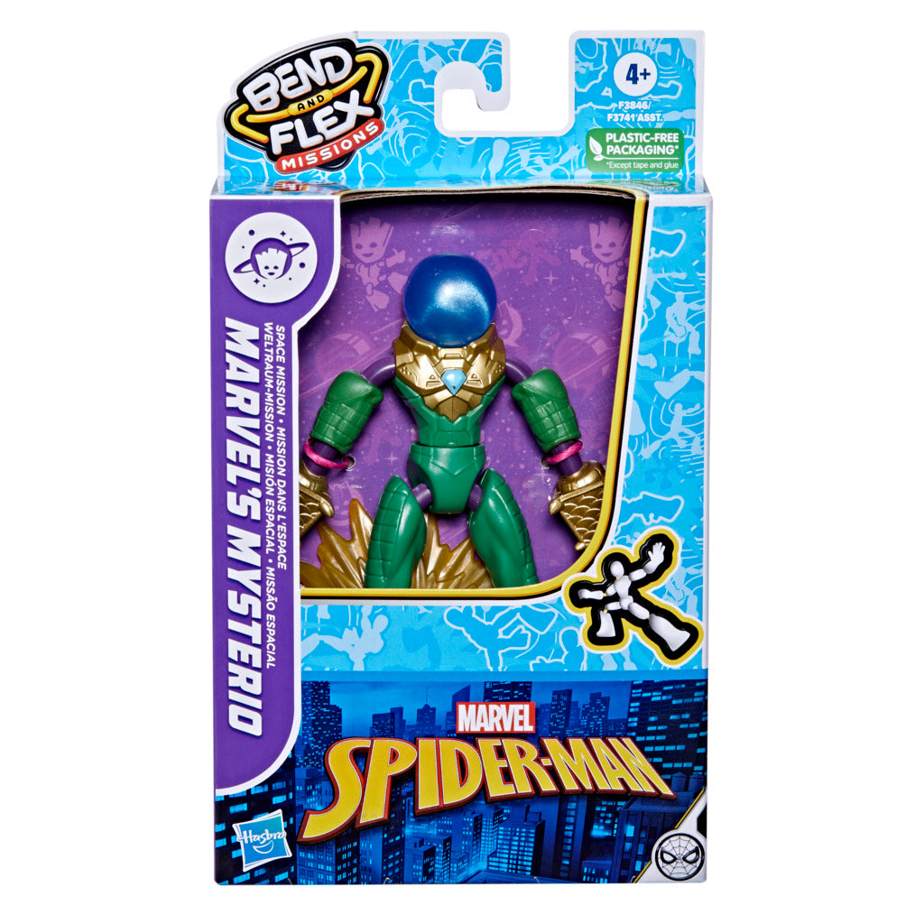 Marvel Spider-Man Bend and Flex Missions MarvelÃ•s Mysterious Space Mission Figure