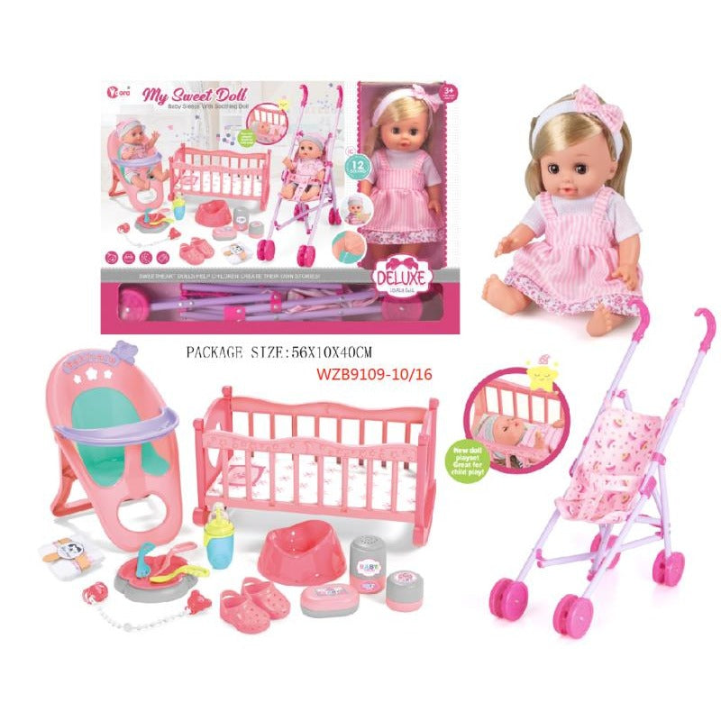 Cute Pretty Baby Doll Smart Baby Doll  - Pink