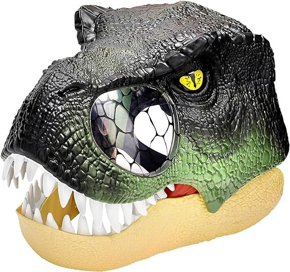 Dinosaur Mask With Sound And Light - Multicolour